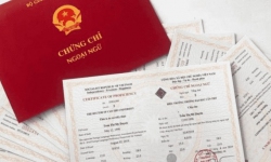 Ảnh bỏ chứng chỉ ngoại ngữ tin học