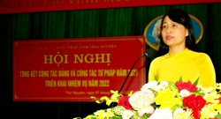 SỞ TƯ PHÁP TỈNH THÁI NGUYÊN -TỔNG KẾT CÔNG TÁC TƯ PHÁP, CÔNG TÁC ĐẢNG NĂM 2021 VÀ TRIỂN KHAI NHIỆM VỤ NĂM 2022