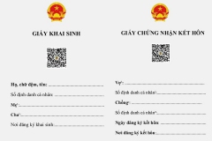 Dùng giấy khai sinh, giấy kết hôn điện tử khi làm thủ tục hành chính