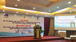 HỘI NGHỊ TẬP HUẤN KỸ NĂNG TRỢ GIÚP PHÁP LÝ CHO NGƯỜI KHUYẾT TẬT VÀ NẠN NHÂN BẠO LỰC GIA ĐÌNH