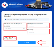 Hướng dân cách tra cứu giấy chứng nhận xe ô tô được tự động gia hạn đăng kiểm