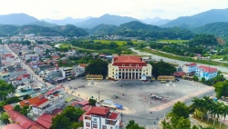 Một góc thành phố Bắc Kạn.