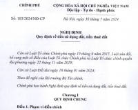 Giá đất tính tiền sử dụng đất áp dụng từ ngày 01/8/2024