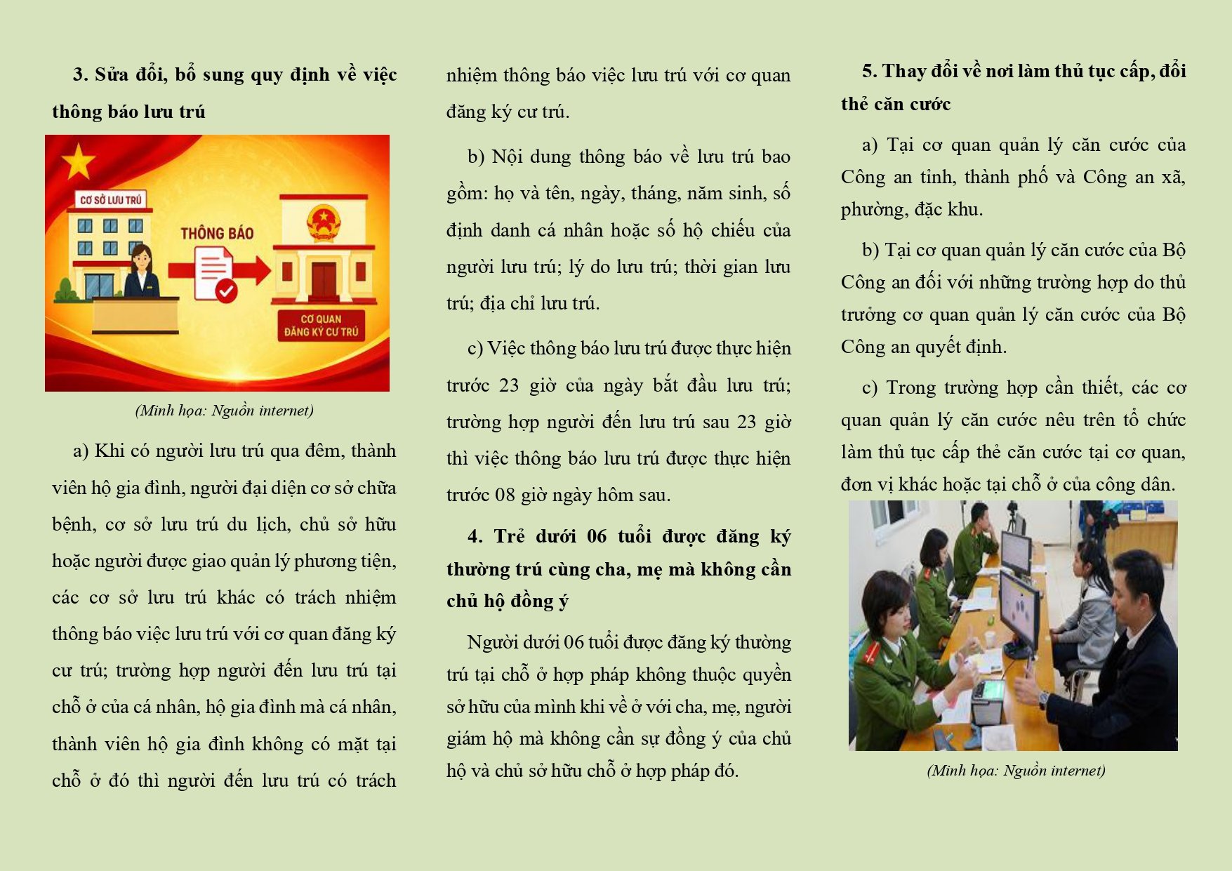 Tờ gấp: Một số điểm mới cần biết Luật sửa đổi, bổ sung một số điều của 10 Luật liên quan tới an ninh, trật tự